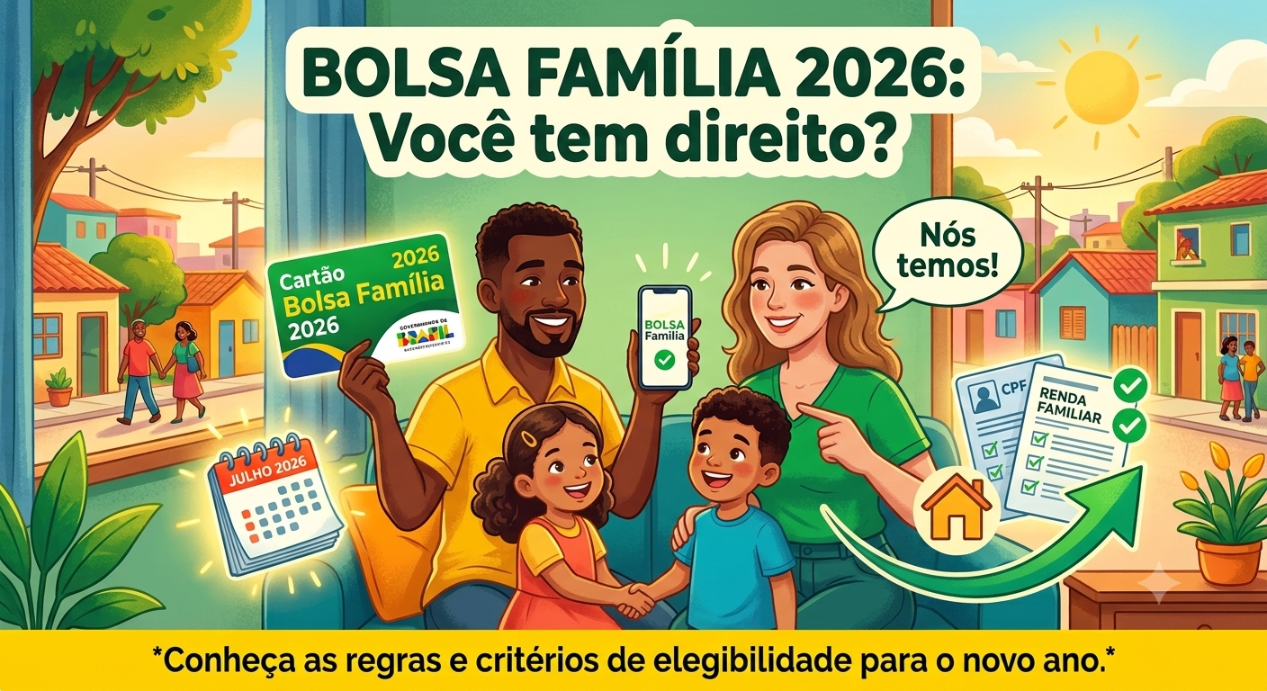 Bolsa Família 2026: Quem Tem Direito ao Bolsa Família? Veja Se Você Pode Receber o Benefício