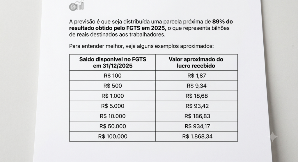 Lucro do FGTS 2026